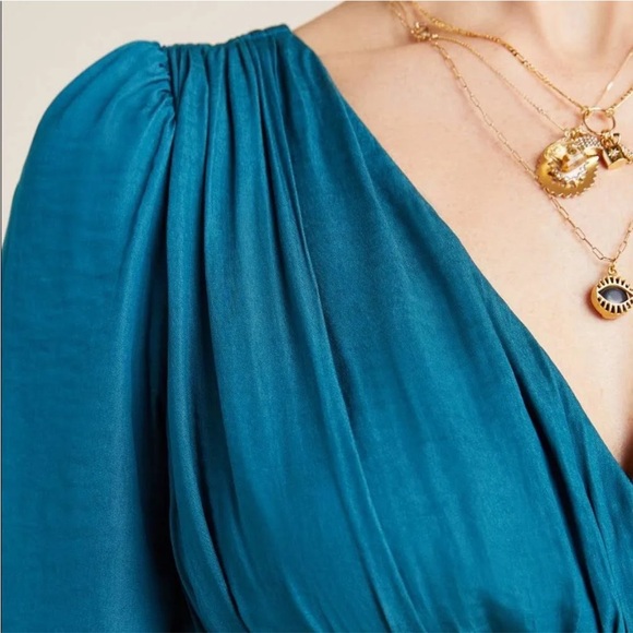 Gorgeous ANTHROPOLOGIE green dress - Picture 15 of 16